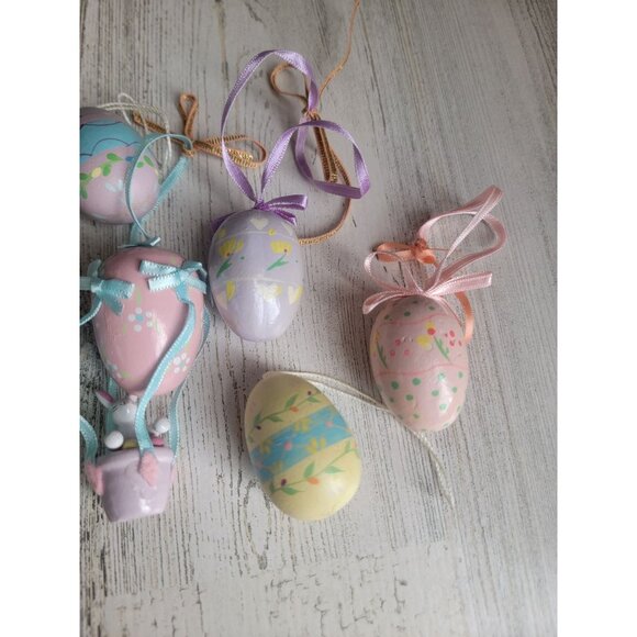 Easter bunny egg air balloon ornament Xmas spring - Picture 5 of 9